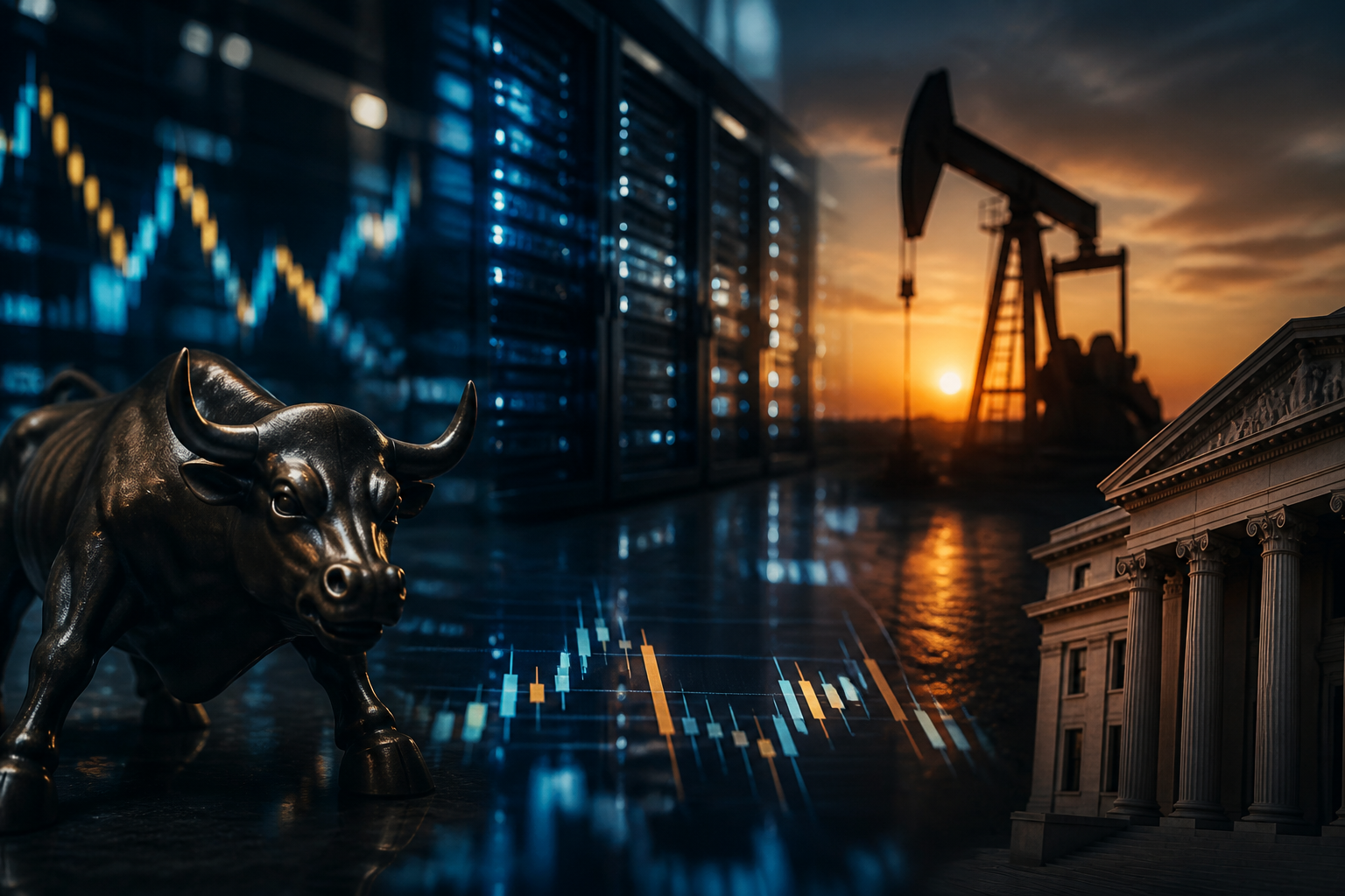 AI Optimism Returns to Global Markets as Oil Prices Retreat and Yields Ease
