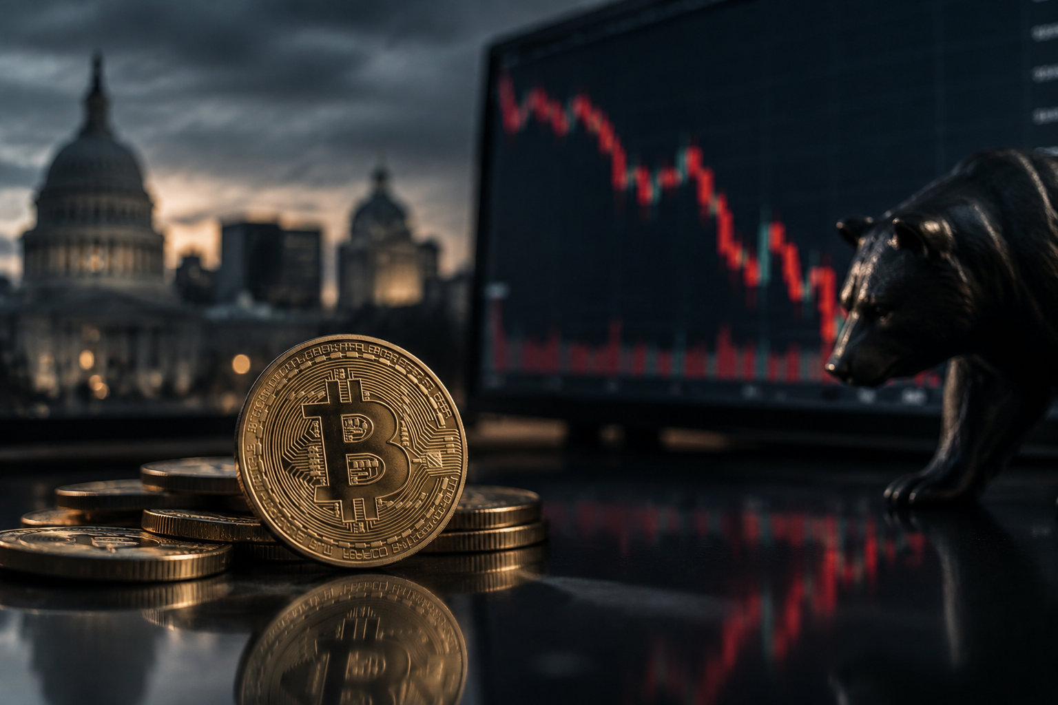 Bitcoin and Crypto-Linked Equities Slide as Macro Pressure Meets Regulatory Uncertainty
