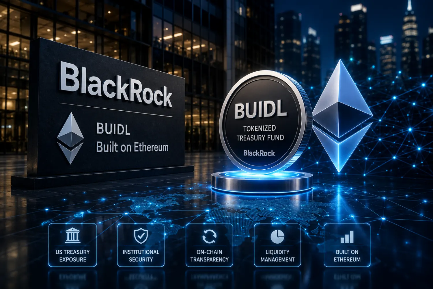 BlackRock’s BUIDL Brings Institutional Treasury Yield On-Chain Through Ethereum