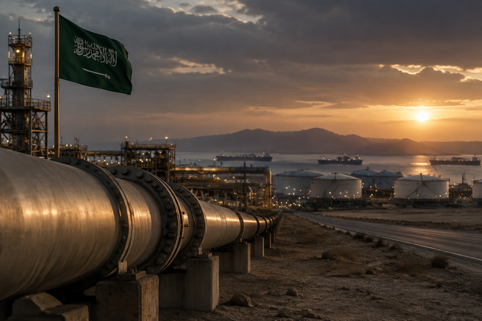 Saudi Pipeline Shutdown Deepens the Global Oil Supply Shock
