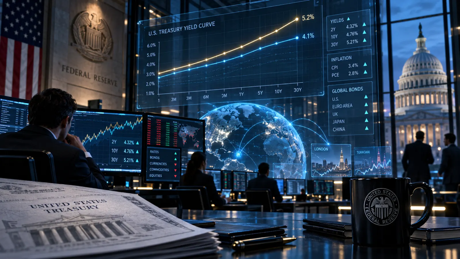 Bond Selloff Deepens as Strong U.S. Jobs Data Keeps Fed Rate Hike Risk Alive