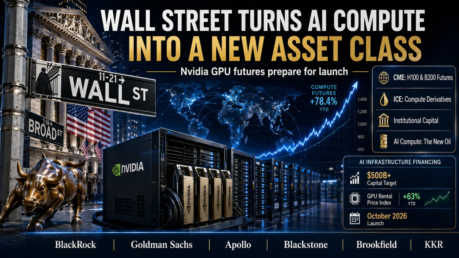 Wall Street Turns AI Compute Into a New Asset Class as Nvidia GPU Futures Prepare for Launch