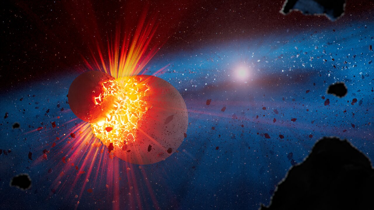 Webb Telescope Study Examines Planet-Shattering Collisions Around Young Stars