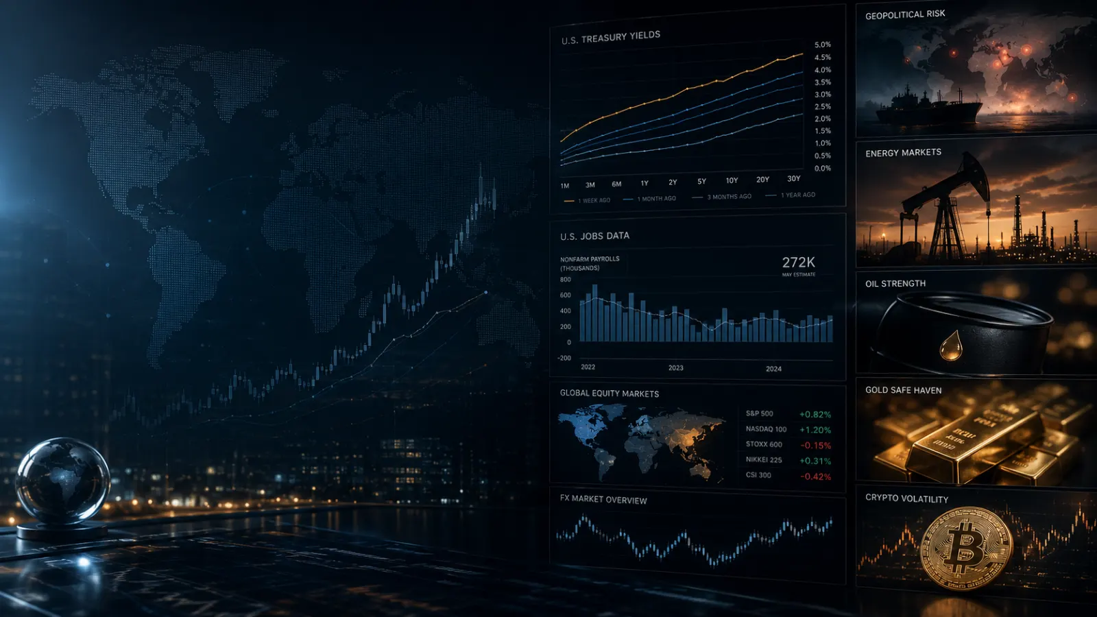 Weekly Market Outlook: Jobs, Rates and Geopolitical Risk Set the Tone for the Week Ahead